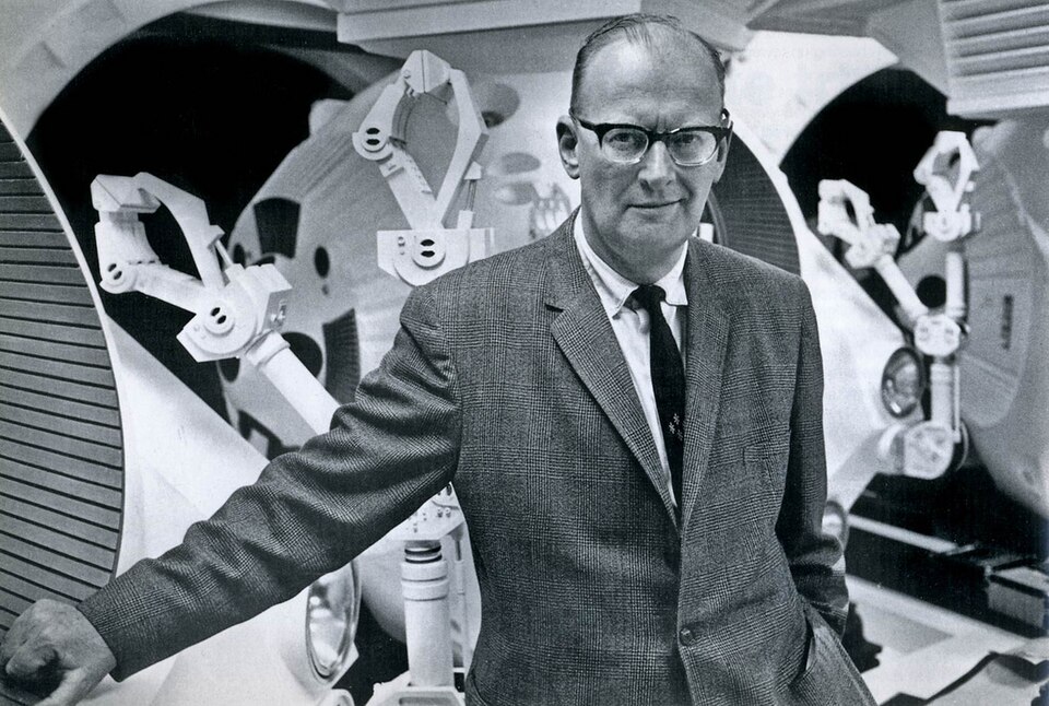 Arthur C. Clarke portréja