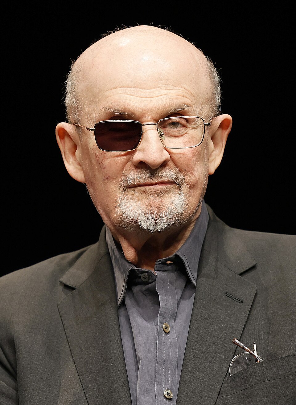 Salman Rushdie portréja