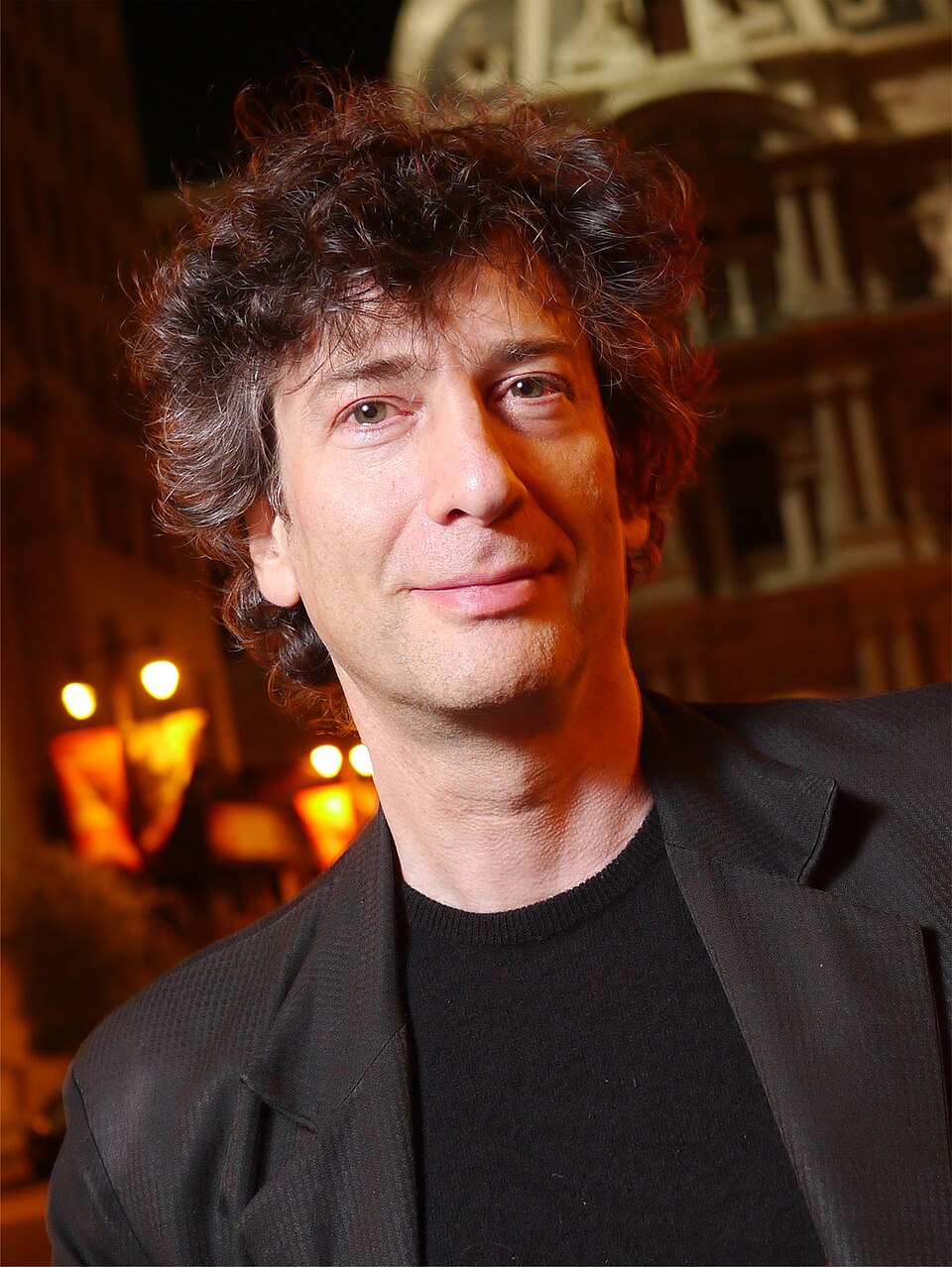 Neil Gaiman portréja