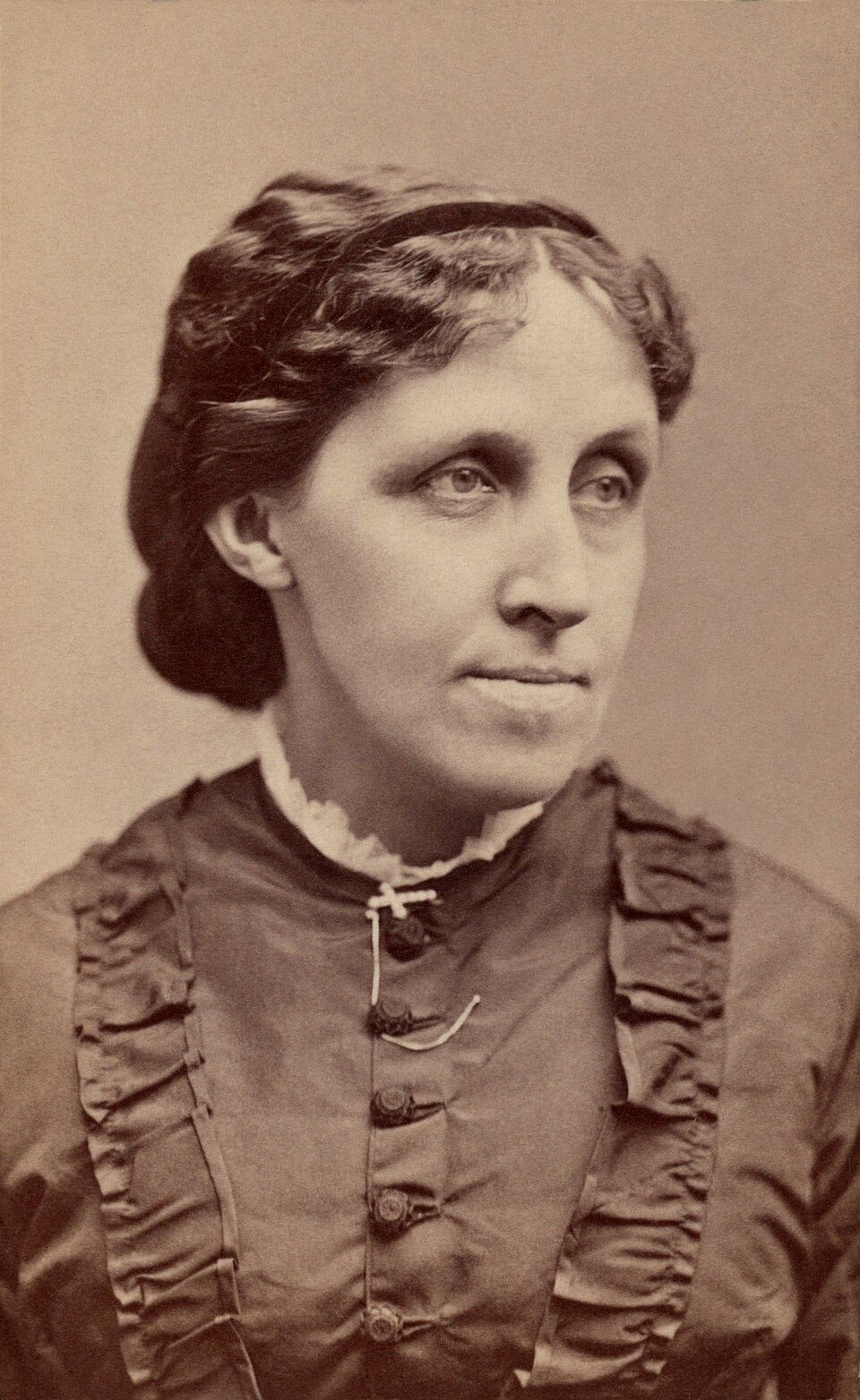 Louisa May Alcott portréja