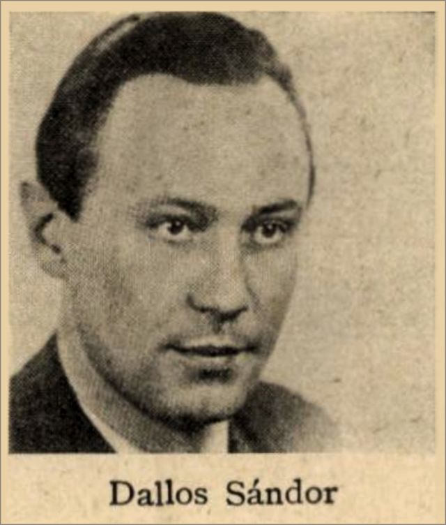 Dallos Sándor portréja