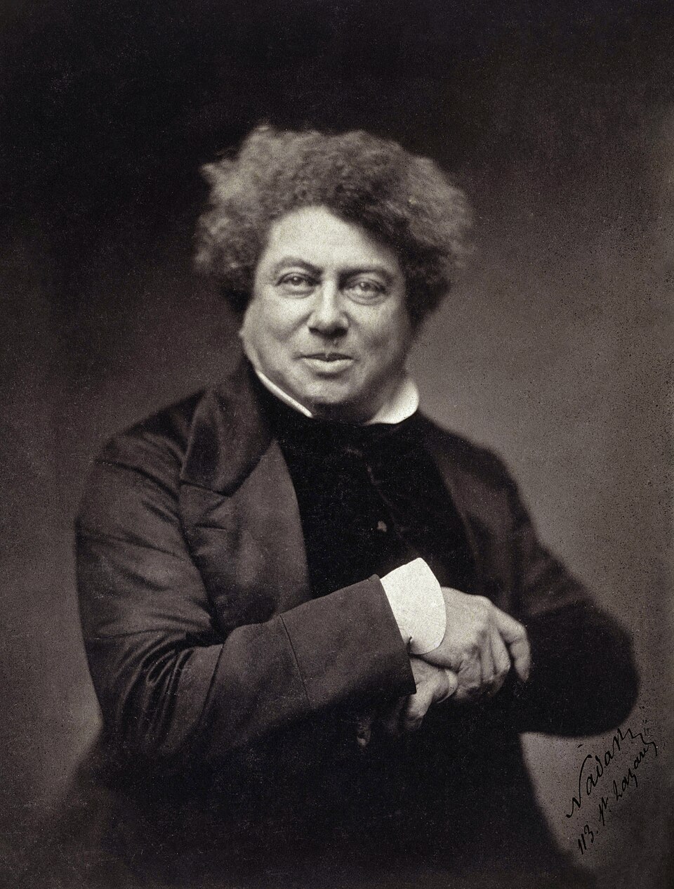 Alexandre Dumas portréja