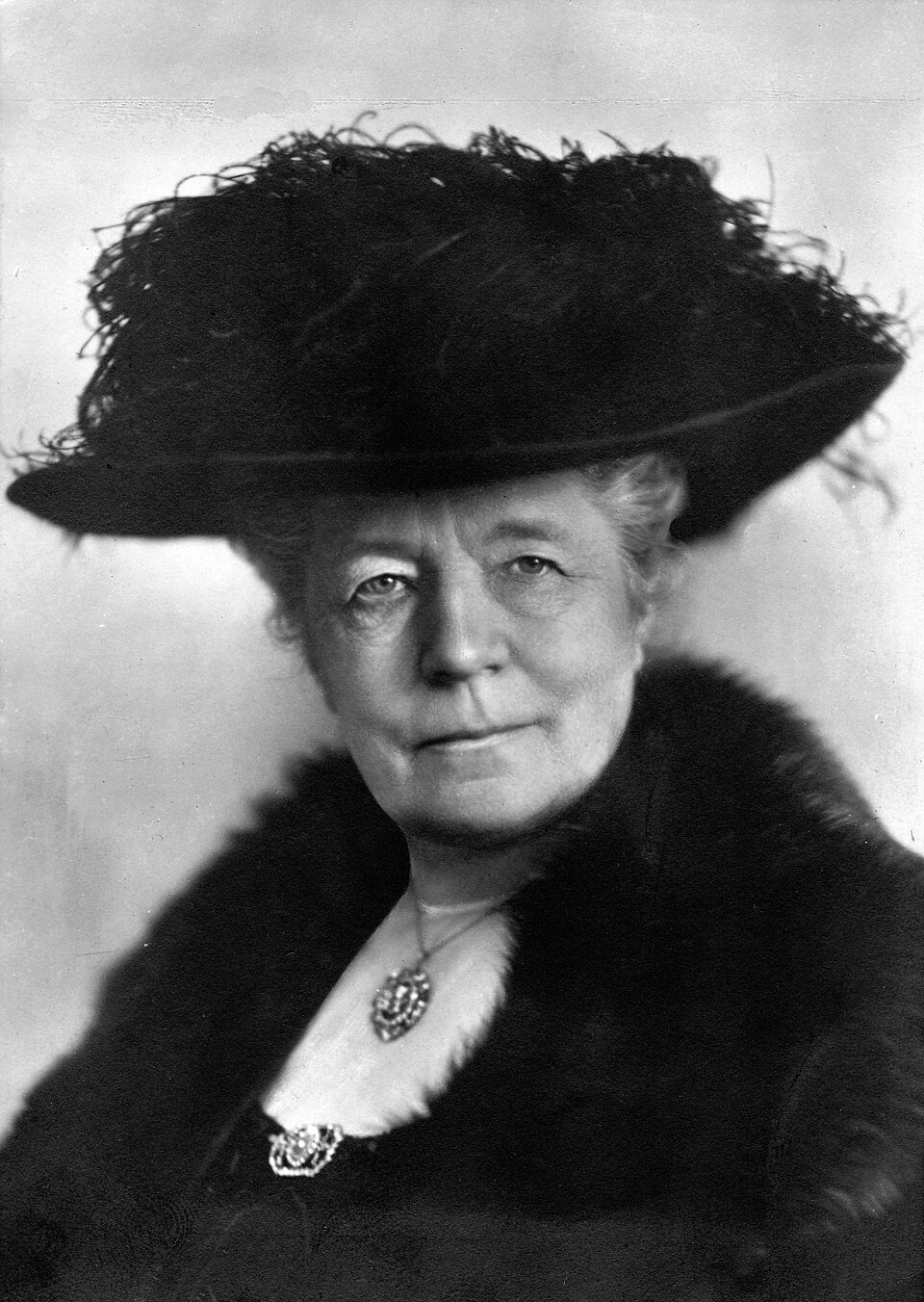 Selma Lagerlöf portréja