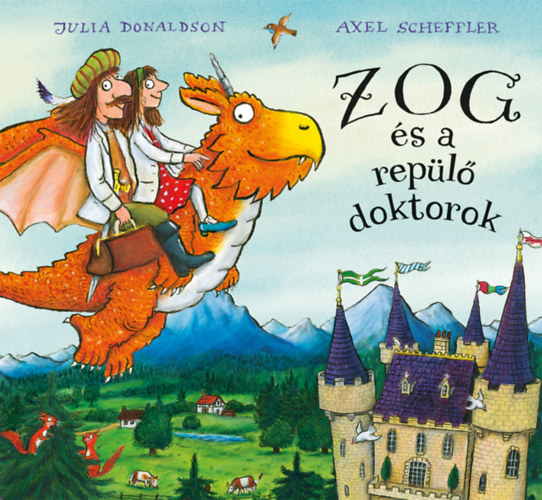 Zog és a repülő doktorok – Julia Donaldson borító