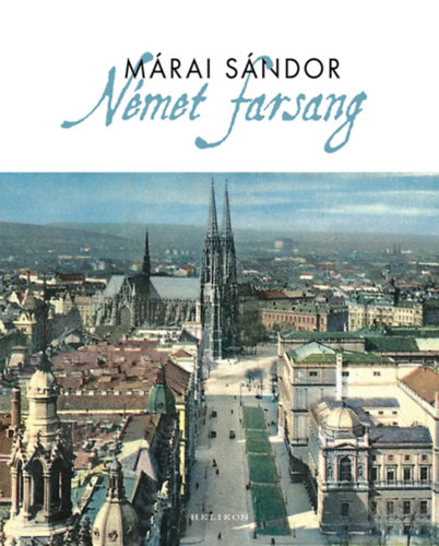 Német farsang – Márai Sándor borító
