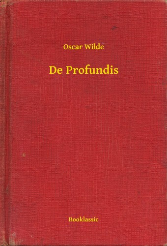 De Profundis – Oscar Wilde borító