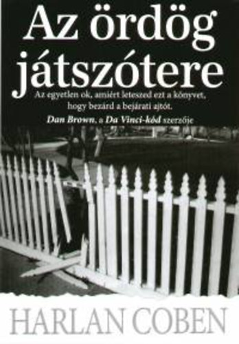 Az ördög játszótere – Harlan Coben borító
