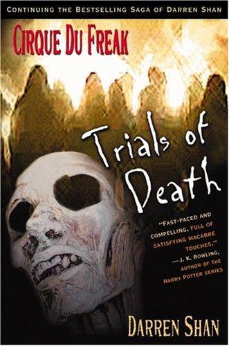 A Halál Próbái – Darren Shan borító
