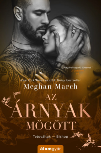 Az árnyak mögött - Tetováltak 6. – Meghan March borító