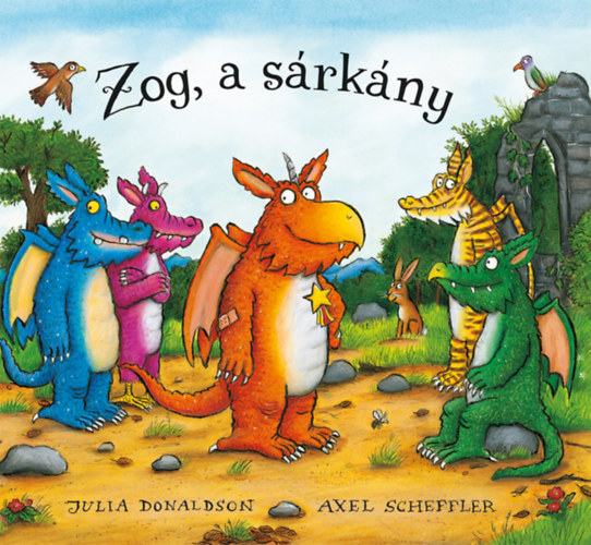 Zog, a sárkány – Julia Donaldson borító