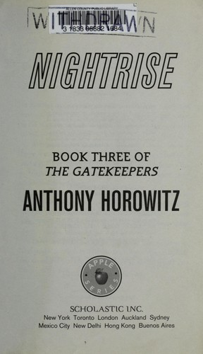 Leszáll az éj – Anthony Horowitz borító
