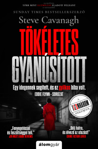 Tökéletes gyanúsított – Steve Cavanagh borító