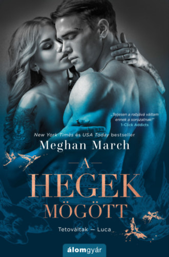 A hegek mögött - Tetováltak 4. – Meghan March borító