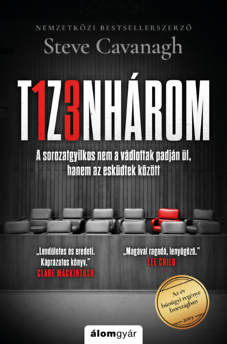 Tizenhárom – Steve Cavanagh borító