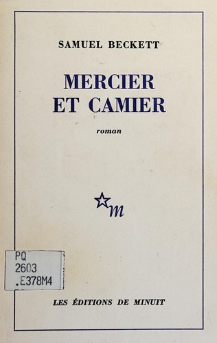 Mercier és Camier – Samuel Beckett borító
