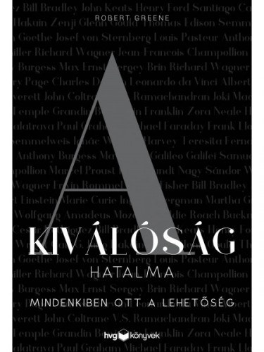 A kiválóság hatalma – Robert Greene borító