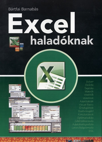 Excel haladóknak – Bartfai Barnabas borító