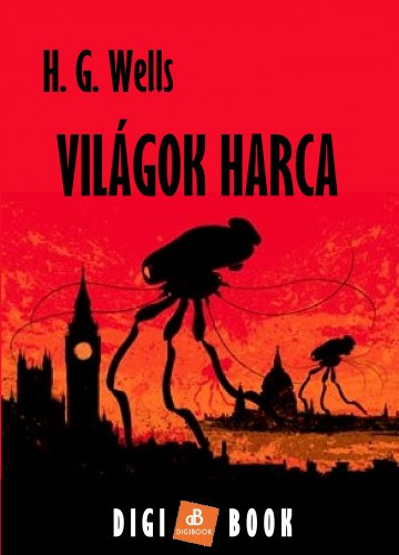 Világok harca – H. G. Wells borító