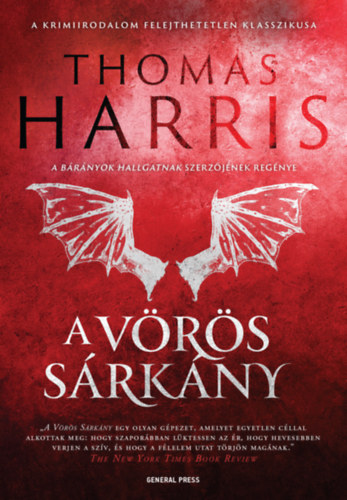 A Vörös Sárkány – Thomas Harris borító