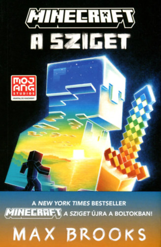 Minecraft: A sziget – Max Brooks borító