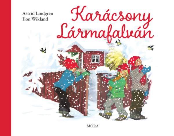 Karácsony Lármafalván – Astrid Lindgren borító