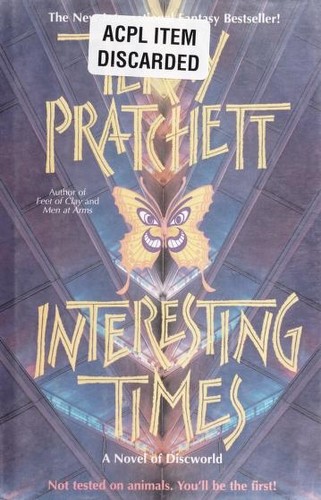 Érdekes idők – Terry Pratchett borító