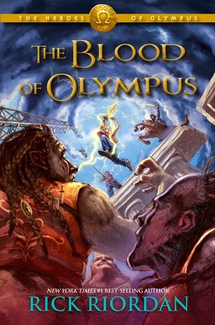 Az Olimposz vére – Rick Riordan borító