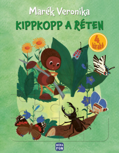 Kippkopp a réten - puzzle könyv – Marék Veronika borító