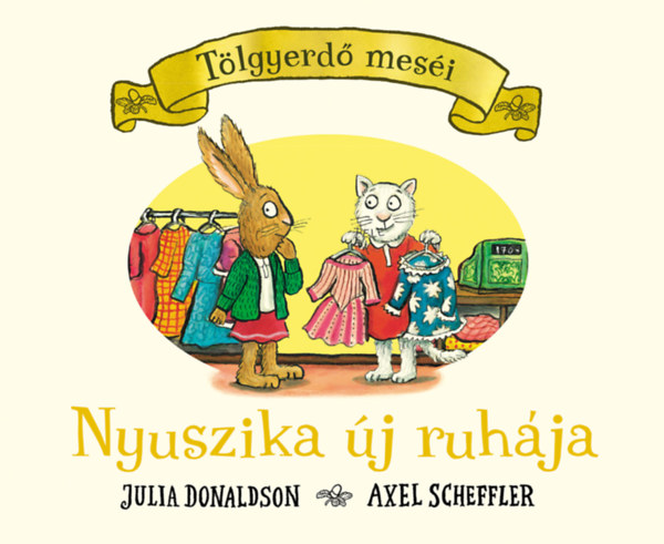 Nyuszika új ruhája – Julia Donaldson borító