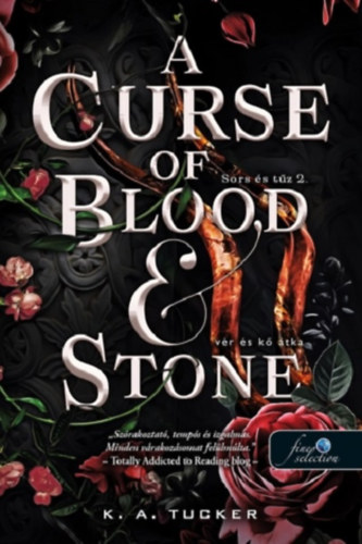 A Curse of Blood and Stone - Vér és kő átka – K. A. Tucker borító