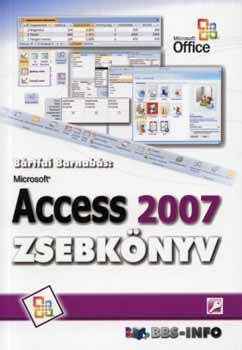 Microsoft Access 2007 zsebkönyv – Bartfai Barnabas borító