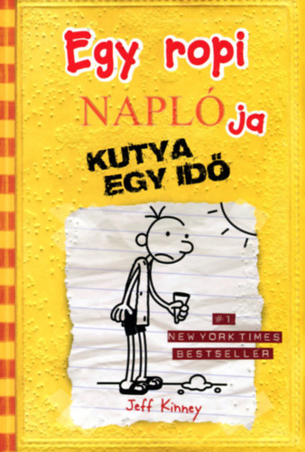 Kutya egy idő – Jeff Kinney borító