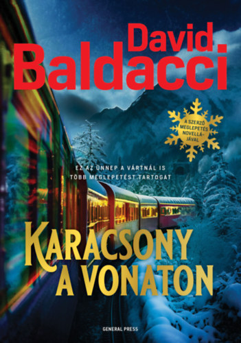 Karácsony a vonaton – David Baldacci borító