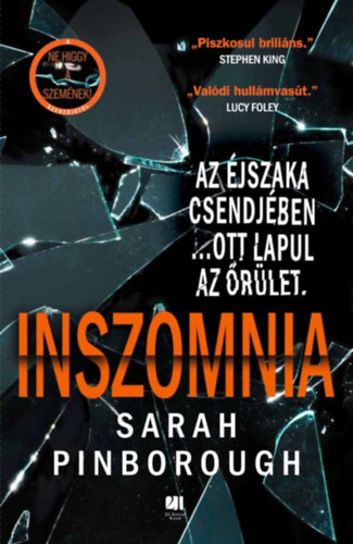 Inszomnia – Sarah Pinborough borító
