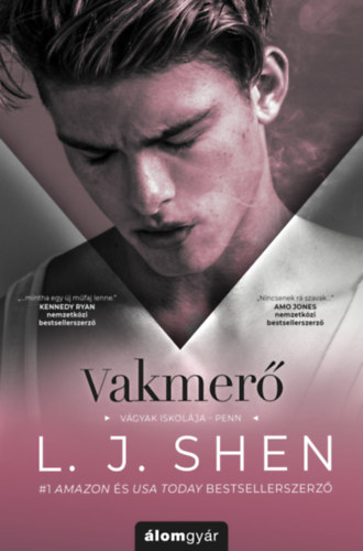 Vakmerő – L. J. Shen borító