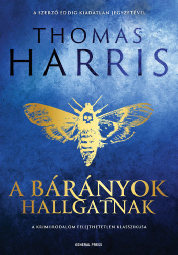 A bárányok hallgatnak – Thomas Harris borító