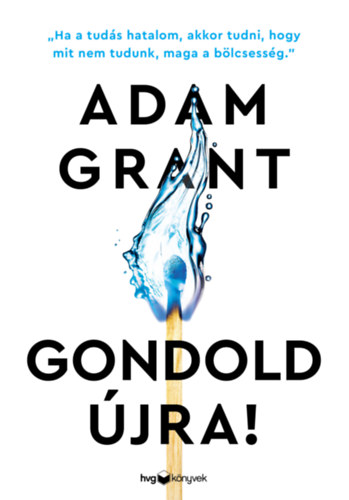 Gondold újra! – Adam Grant borító