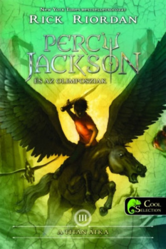 A titán átka – Rick Riordan borító