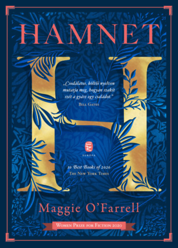 Hamnet – Maggie O'Farrell borító