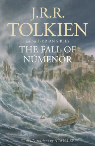 Númenor bukása – J. R. R. Tolkien borító