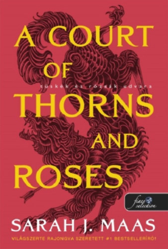 Tüskék és rózsák udvara – Sarah J. Maas borító