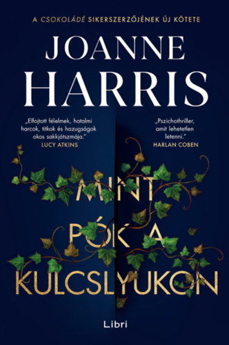 Mint pók a kulcslyukon – Joanne Harris borító