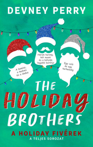 The Holiday Brothers - A Holiday fivérek – Devney Perry borító
