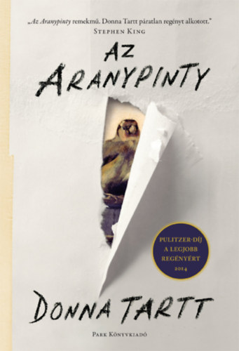 Az Aranypinty – Donna Tartt borító