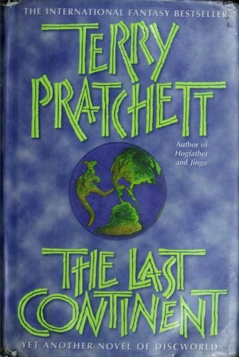 Kallódó kontinens – Terry Pratchett borító