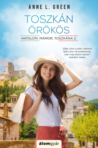 Toszkán örökös – Anne L. Green borító