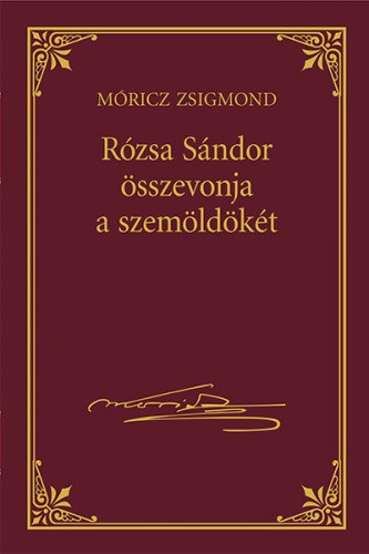 Rózsa Sándor összevonja a szemöldökét – Móricz Zsigmond borító