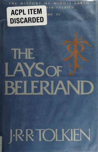 Beleriand dalai – J. R. R. Tolkien borító