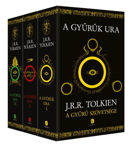A Gyűrűk Ura – J. R. R. Tolkien borító