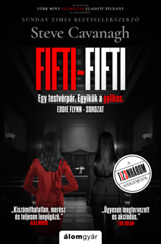Fifti-fifti – Steve Cavanagh borító